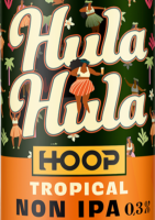 Hula Hula Tropical Non IPA etiket